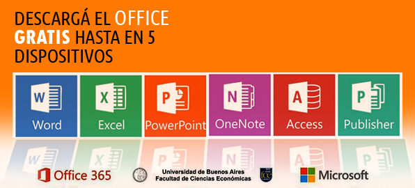 OBTENÉ OFFICE 365 GRATIS!